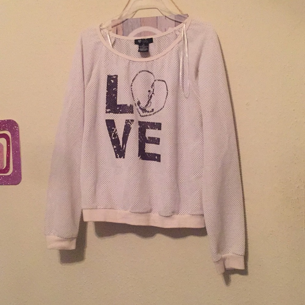 Cute white sweater